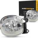 CarLights360 For Lexus ES350 Fog Light Assembly Unit 2007-2009 Driver and Passenger Side Pair DOT Certified LX2592108, LX2593108