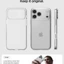 Spigen for iPhone 17 Pro Max Case, Ultra Hybrid [TPU Covered Camera Control] [Anti-Yellowing] [No Magnet Ring] - Crystal Clear