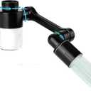 1080Swivel Faucet Extender, Sink Water Faucet Aerator Extension, kitchen sink faucet, Kitchen Rotating Extension with 2 Mode Splash (Black, Extender with filter)