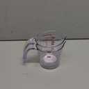 BRADSHAW INTERNATIONAL 19864 2Cup Plastic Measuring Cup (Clear & Red)