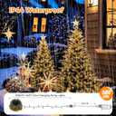 LitHome 164FT 500 LED Color Changing Christmas String Lights Outdoor, 35 Colors RGB Christmas Lights with Remote, Dimmable Led String Light Plug in, Xmas Tree Light Indoor for Holiday Party Decor