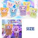 CALEMBOU Blind Box,Soft Kawaii 1 of 6 Possible Mystery Collectible Plush Doll Toys, Animals Stuffed Keychain Charm Birthday Gifts,Ula Weather Series