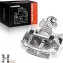 A-Premium Disc Brake Caliper Assembly with Bracket Compatible with Select Chevy, Pontiac and Saturn Models - Malibu 2004-2012, Cobalt 2005-2008, HHR 08-10, G5, G6, Pursuit, Aura, Ion - Rear Passenger