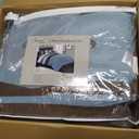 Loft 8-Piece Striped Comforter Set Full, Blue/Beige/Chocolate Brown