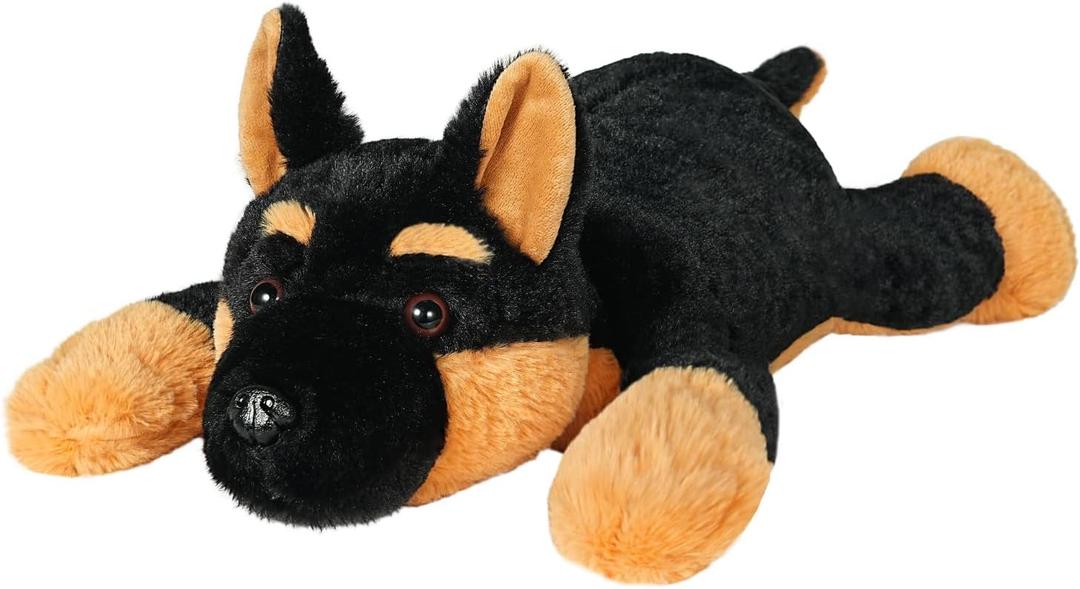 CSVBTRF Weighted Stuffed Animals, 4.1 lbs 20" German Shepherd Plush Hugging Pillow, German Shepherd Dog Stuffed Animal Gifts for Kids Boys and Girls