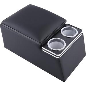 Universal Truck Seat Organizer with Cup Holders Rear Bench Console | Fits most trucks with rear bench seats. Features cup holders, storage compartment, padded armrest and comfortable top design