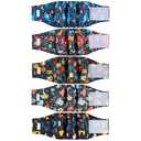 wegreeco Small Dog Diapers Male,Reusable Belly Bands for Male Dogs,Washable Doggie Puppy Diapers Wraps,Medium Large Size(5 Pack Large)