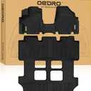 OEDRO Upgraded Floor Mats Fit for Honda Odyssey 2011-2017, All Weather TPE 3 Row Car Floor Liners, Car Mats Tailored Fit Odyssey Accessories, High-Walled Design, 1st and 2nd 3rd Row Full Set