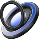 TORRAS 360 Fidget Spinner Magnetic Phone Grip Ring Holder Kickstand, Fit for PopSocket MagSafe Accessories Removable for iPhone 16,15,14, 13, 12 Pro/Max,SamsungGalaxy, Google, Ostand SpinRing, Purple (Dynamic Yellow)