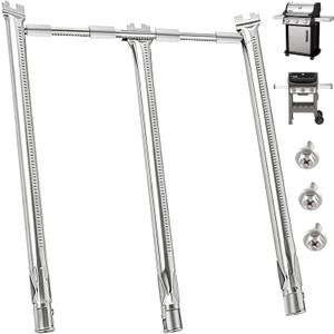 67025 Burner Tubes for Weber Spirit 2 Grill Parts GS4 Spirit II & I E310 E320 S310 S320, Replacement for Weber Spirit II Parts 67103 69787 68950 68951 69786, Crossover Tube 67279 69898,Stainless Steel