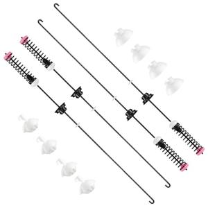 Upgrade (2026) W11130360 Washer Suspension Rod Kit 4pcs Compatible with Whirlpool Maytag Kenmore Washer, Replacement Part W10683562 W10859079 W10901041 W11033800 4843104 AP6262442 PS12347545