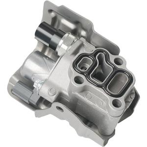 VTEC Solenoid Spool Valve with Oil Pressure Switch & Gasket Compatible with 2002-2011 Honda Accord Civic CR-V Element Acura RSX L4 2.4L Replaces 15810-RAA-A03, 15810-PNE-G01, 15810-PPA-A01, 917-224, Small