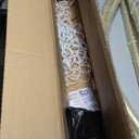 Curtain for Beauty Salon, Beauty Salon Privacy Partition Curtain, Wall Hanging Room Dividers Without Curtain, U-Shaped Room Rod with Ceiling Support,for Bedroom Hotel (Gold Rod)