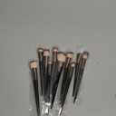 Makeup Brushes Set, Mlemle Professional 25 Pcs Makeup Kit, Include Powder Foundation Concealers Blush Eye shadows 21 Pcs Makeup Brushes and 2 Powder Puff, 2 Makeup Sponge(B02-CreamBlack)