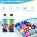 Epoxy Resin kit Anti-Yellowing Art Resin That, Table Top, Art Resin, Craft, Jewelry Casting, DIY, Tumblers & Wood, Food Safe, Heat & UV Resistant - 2 Part Resin Kit (32 Ounces)