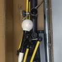 PLAYAPUT Baseball Swing Trainer with 4 Power Bands,Auto Reset Baseball Hitting Trainer,Softball Swing Trainer,Height Adjustable 31-47 inches Baseball Training Equipment Improve Power,Speed