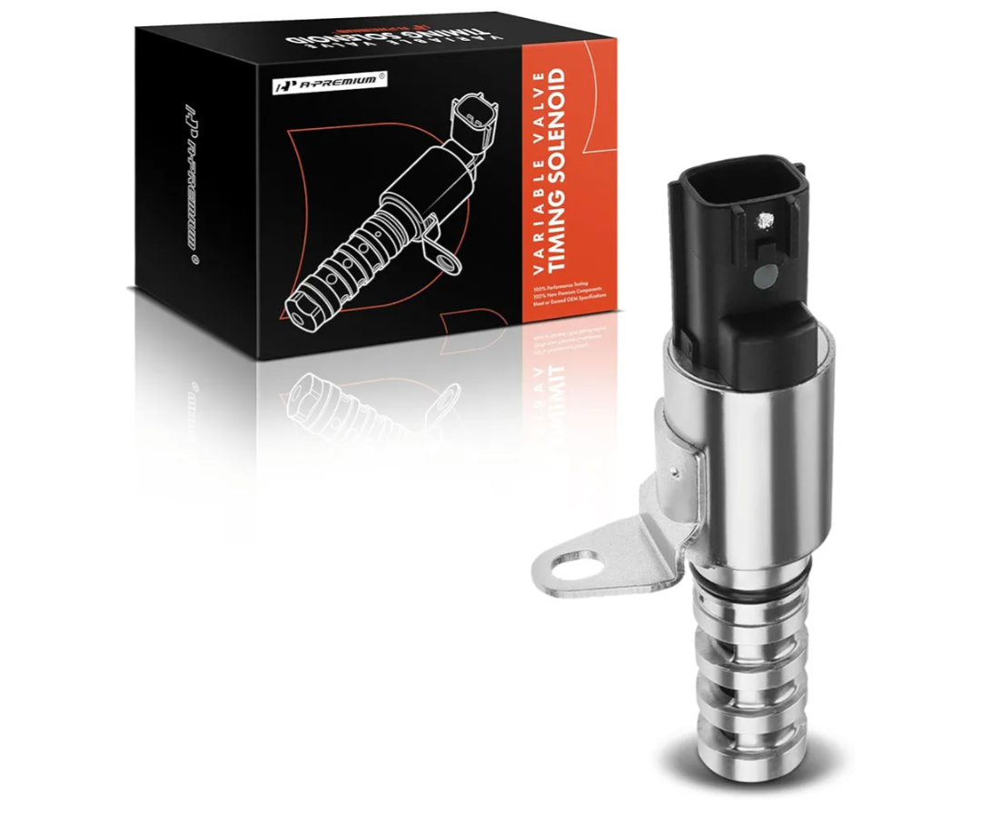 A-Premium Engine Variable Valve Timing (VVT) Solenoid Compatible with Nissan Altima 2013-2017, Rogue 2014-2020, L4 2.5L, Replace# 237963TA1A, 237963TA4A