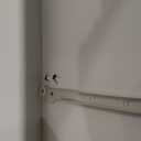 Shintenchi Kitchen Pantry Storage Cabinet, Freestanding Buffet Cabinet with Microwave Stand & 4 Door Shelves, Kitchen Hutch with Doors, Adjustable Shelves and Wine Rack, White