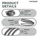 Lawn Mower Deck Belt Replace 782292 for Hustler Super Z with 52" Deck Replacement Part Accessories, 5/8 Inch x 165.5 Inch