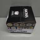 AROMA Rice Cooker, 3-Cup (Uncooked) / 6-Cup (Cooked), Small Rice Cooker, Oatmeal Cooker, Soup Maker, Auto Keep Warm, 1.5 Qt, White, ARC-363NG