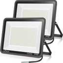 2 Pack 240W LED Flood Lights,100-277V IP65 Waterproof 5000K Daylight 1700 watt Equivalent 36500LM Super Bright Outdoor LED Arena Lights Commercial Lighting for Stadium,Backyard, Parking lot etc
