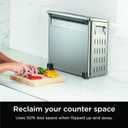 Ninja Air Fryer Toaster Oven Combo | 8-in-1 Functionality | Flip Up & Away for Storage Space | Air Fry Basket, Sheet Pan, Wire Rack & Removable Crumb Tray |1800 Watt | Stainless Steel | SP151