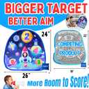 Grip Kids 2 in-1 Dinosaur and Spaceship-Themed 27-inch Bean Bag Toss Game Set for for 1-2 Players, Backyard Games, Family Party, Birthday, for Toddlers Ages 3 4 5 6 Year Old