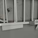Regalo Safety 29-38.5" Baby Gate for Doorways & Bottom of Stairs, Pressure Mounted Baby Gate with Door for Babies, Toddlers & Pets, Tested & Safe for 30 Years, American Designed, American Owned, White