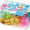 ArtCreativity Light Bulb Pencil Sharpeners, Set of 12, Colorful Plastic Manual Sharpeners, Back to School Supplies for Kids, Cool Stationery Birthday Party Favors, Classroom Teacher Rewards and Prizes