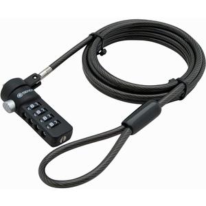 Sendt Black Notebook/Laptop Combination Lock Security Cable