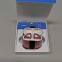 Wireless Earbuds, Bluetooth 5.4 Headphones Bass Stereo, Ear Buds with Noise Cancelling Mic, LED Display in Ear Earphones Clear Calls, IP7 Waterproof Bluetooth Earbuds for Laptop/Phones, Rose Gold