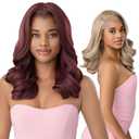 Outre Lace Front Wig -Perfect Hair Line 13X6 - True Frontal Peak 715 (JET BLACK 1)
