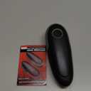 One Touch Electric Can Opener Fits All Can Sizes, Electric Can Openers for Kitchen Food Safe with Smooth Edge, Kitchen Gadgets Battery Operated Can Openers for Seniors, Arthritis and Chef (Black)