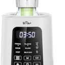 Bear Baby Bottle Warmer, Milk Warmer Breastmilk Bag Formula Fast Warming for New Born Baby Bottles, with Time Temp Control Automatic Shut Off at Home Use