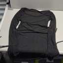 HYPERFIRE Women's Mesh Long Sleeve Square Neck Split Hem Party Club Cocktail Bodycon Mini Dress Black, Large