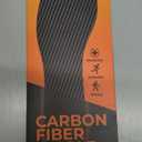 EstCarbon - Carbon Fiber Insole - 1 pc, Men 9, Women 9.5 - Unisex Orthotic Shoe Insert - Stiff Foot Plate - Turf Toe, Hallux Rigidus, Flat Feet, Plantar Fasciitis, Mortons Extension