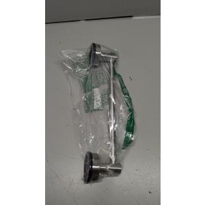 Adjustable Suction Cup Towel Bar for Bathroom Wall,14.6Inch~24 Inch Towel Racks for Bathroom, SUS304 Stainless Steel Bathroom Towel Holder,Bathroom Accessories Brushed Nickel Towel Rack (Silver-1pc)