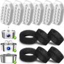 6 Count Replacement Filters for 3.2L/108oz Automatic Pet Water Fountain, Cat Fountain Filter Accessories for Clean Drinking Water