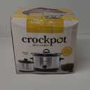 Crockpot 5 Qt. Stainless Steel Slow Cooker with 16 oz Dipper USA