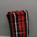 Buffalo Plaid Outdoor Rugs, 3'x5' Orange and Black Checkered Indoor/Outdoor Area Rug, Layering Rug for Hello/Welcome Door Mat, Washable Cotton Woven Farmhouse Mat for Fall Front Porch Dcor