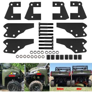E-cowlboy 3" Front & Rear Lift Kit for Polaris Ranger Fullsize 570/Fullsize 570 XP/XP 900/XP 900 CREW/XP 1000/XP 1000 CREW/1000 Diesel/1000 Diesel CREW