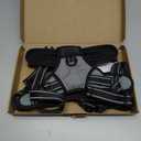 PHOEPET No Pull Dog Harness Medium Reflective Front Clip Vest with Handle, Adjustable 2 Metal Rings 3 Buckles (XL, Grey)