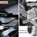 for Tesla Model Y 3 Food Tray Desk for Laptop Foldable Car Table for Eating Travel Multipurpose Tray for Driver Accessories