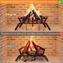 Fireplace Grate 21 Inch with 7 Support Legs