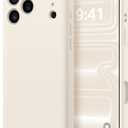 AOTESIER Compatible with iPhone 17 Pro Max Case, Silicone Upgrade [Full Camera Protection][Integrated Camera Control Button] Shockproof Protective Phone Case with Anti-Scratch Lining, Oatmilk