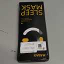 MABAO 2 Packs Sleep Mask for Side Sleeper, Eye Mask for Sleeping Women Men, 3D Contoured Cup No Eye Pressure 100% Light Blocking Sleeping Mask with Adjustable Strap Night Blindfold Flight, Nap, Black