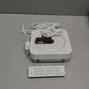 CD Player Portable Bluetooth 5.1 Desktop CD Player with HiFi Sound Speakers,Remote Control,Dust Cover,LED Display,Boombox FM Radio,USB/AUX for Home,Kids (White)