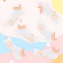 Womens Ankle Socks 4 Pairs Running Athletic Cushioned Sole Socks With Tab Anti-Blister (7-10)