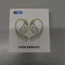 Open-Ear Headphones, Over Ear Earbuds with Ear Hooks, True Wireless Bluetooth Earphones with Microphone, Touch Control, Clear Calls, 60H Playtime, IPX7 Waterproof for Running and Workouts (Black)