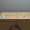 Under Desk Elliptic Leg Exercise Machine, 12 Speed Adjustment, Forward and Backward Movement, Suitable for Elderly Leg Exercise Oval Machine Seniors Oval Foot Pedal Machine (Black)